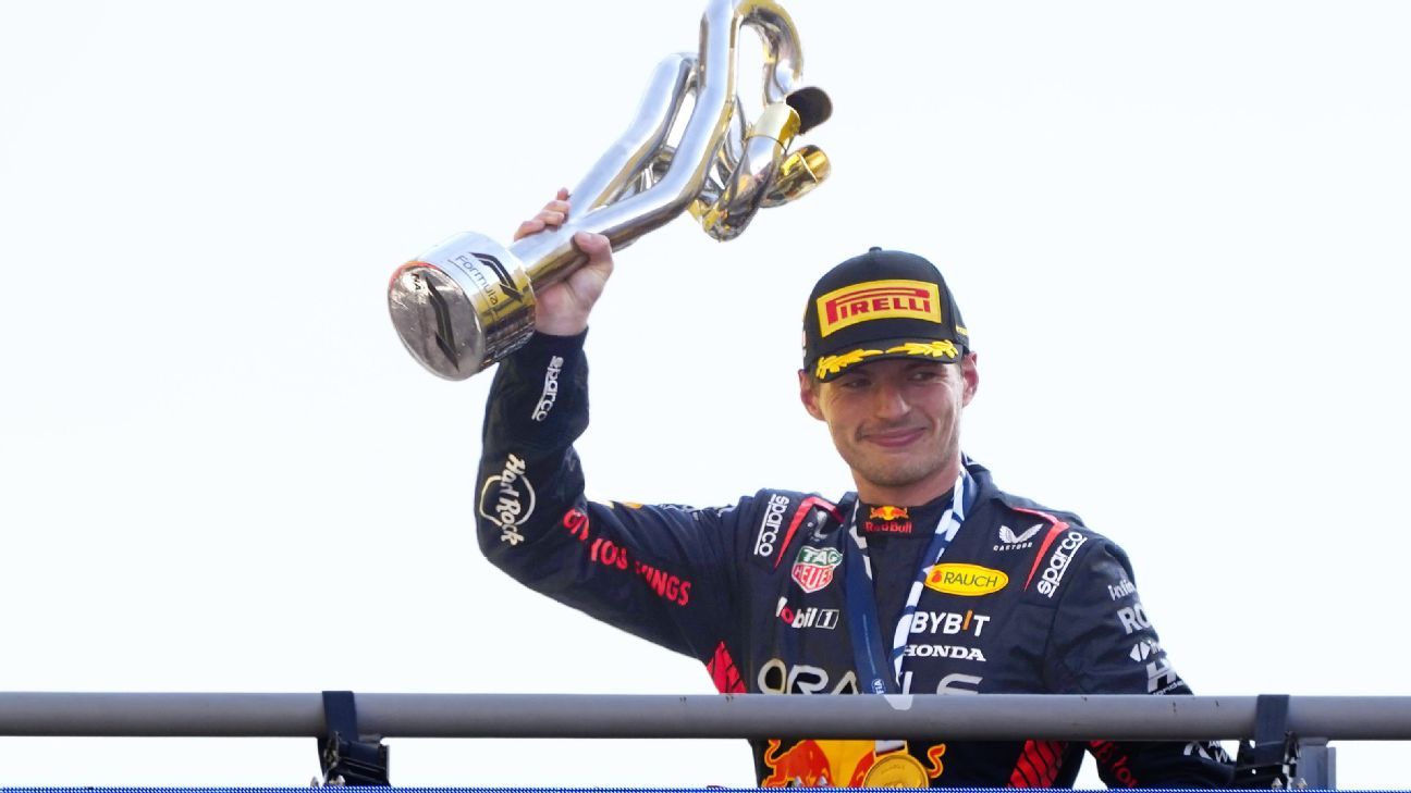 Max Verstappen win streak prompts new trophy at Red Bull ESPN
