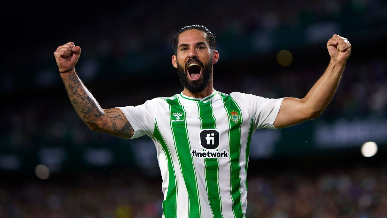 Isco's embrace by Real Betis shows the power of second chances ESPN