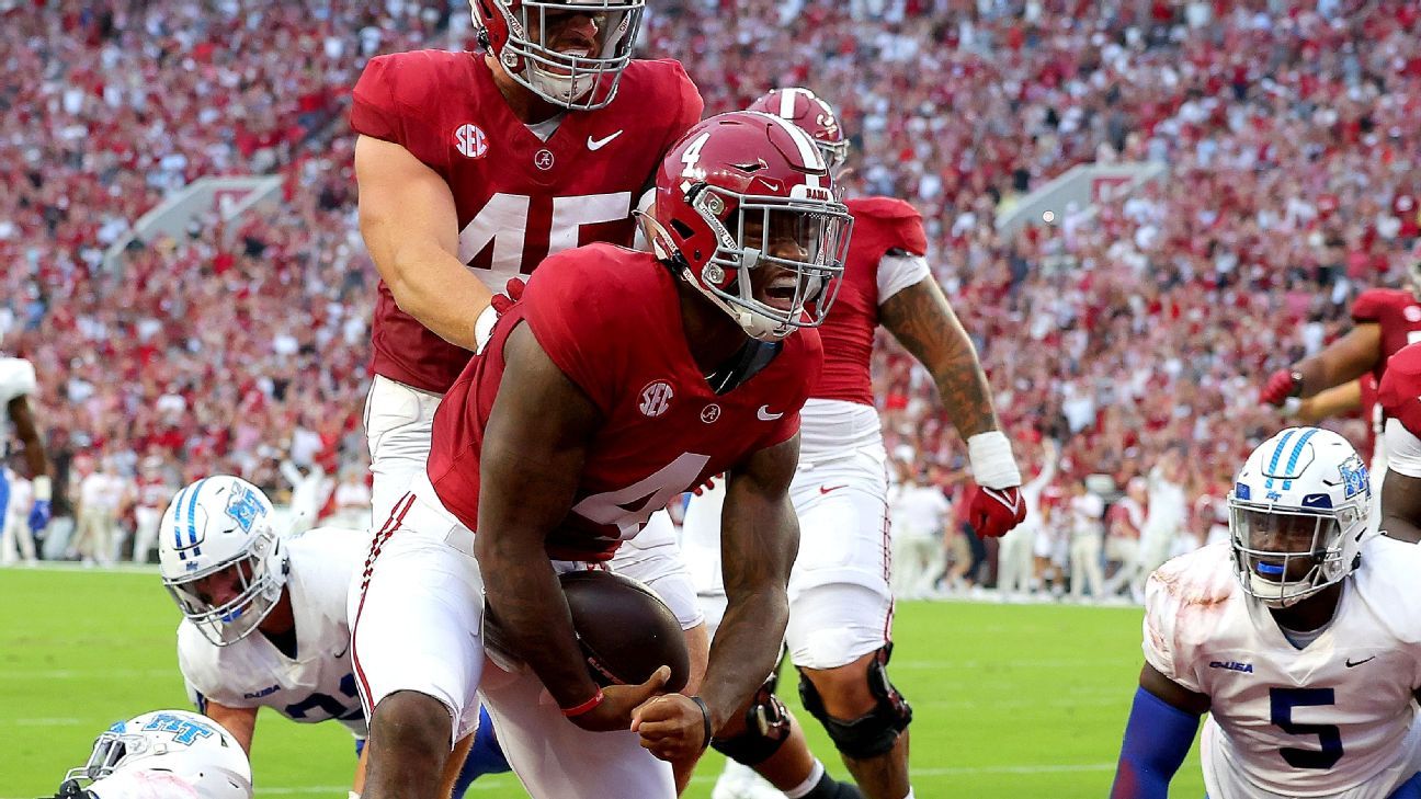 Alabama QB Jalen Milroe to get true test against Texas ESPN