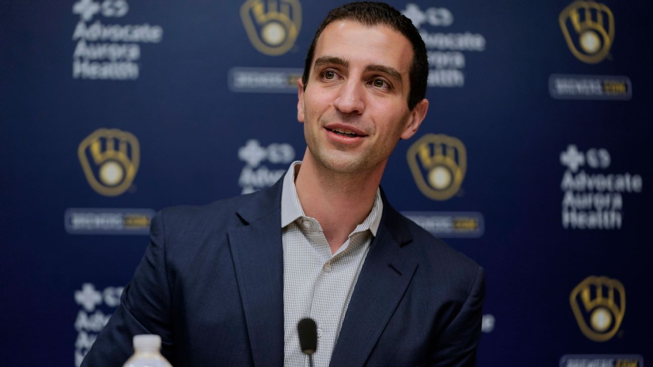 David Stearns hired by NY Mets as president of baseball operations