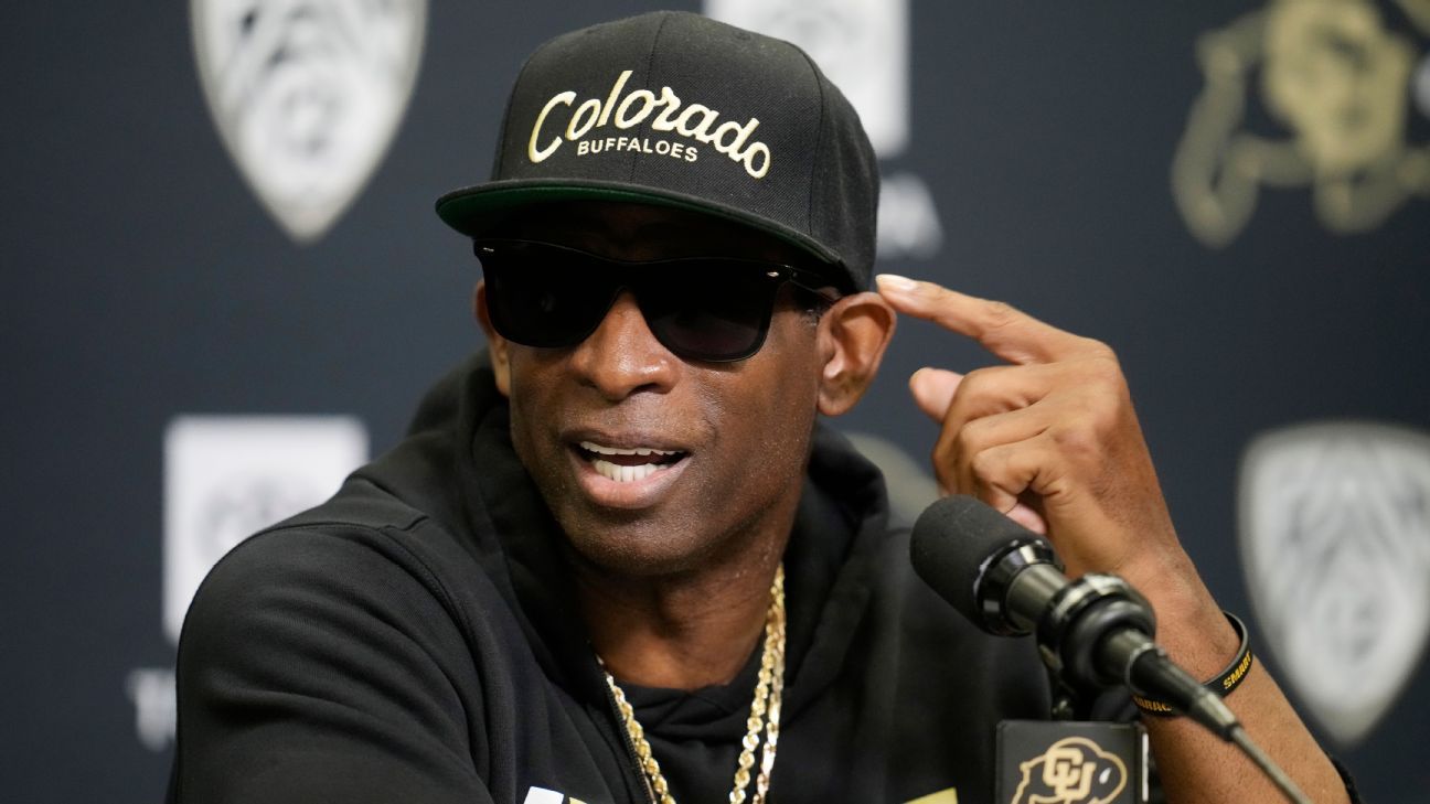 Deion Sanders gifts shades to players after Colorado State coach throws  shade at Coach Prime 