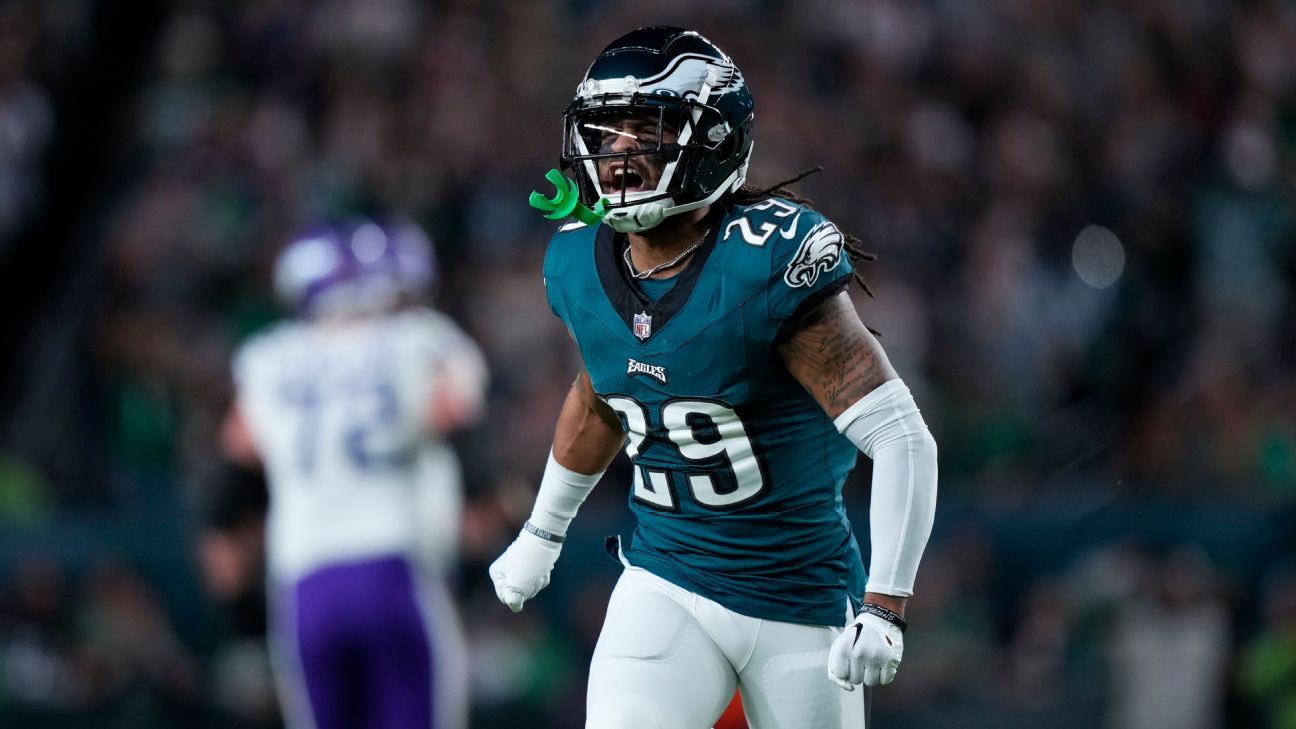 Philadelphia Eagles cornerback Mario Goodrich (31) in action