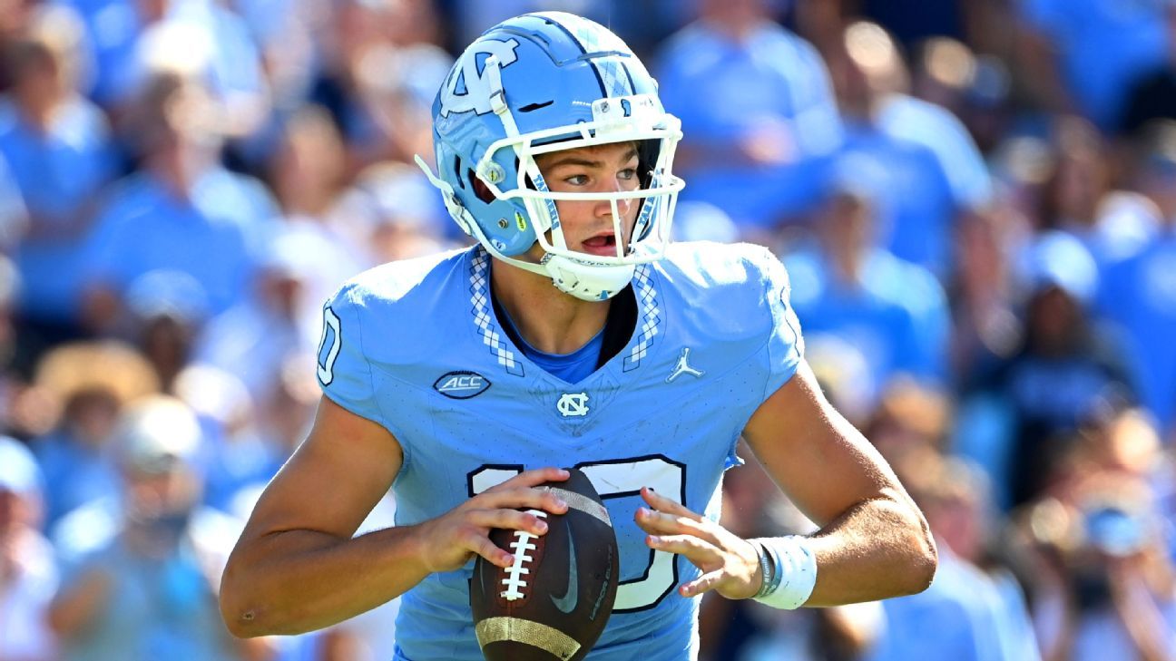 North Carolina QB Drake Maye entering NFL draft ESPN