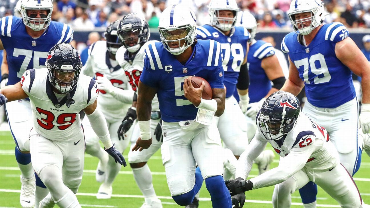 Colts QB Anthony Richardson ruled out for the game with a concussion  against Texans