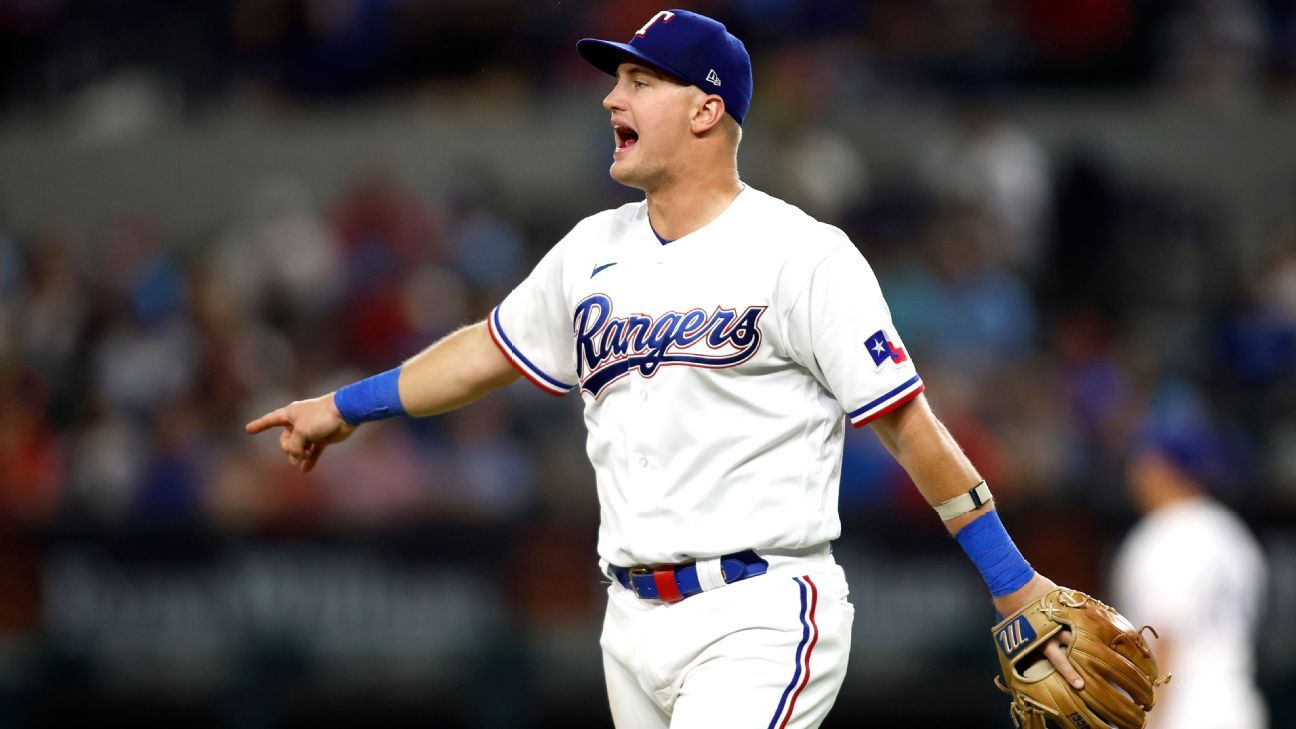 Opening Day lineup for the Texas Rangers