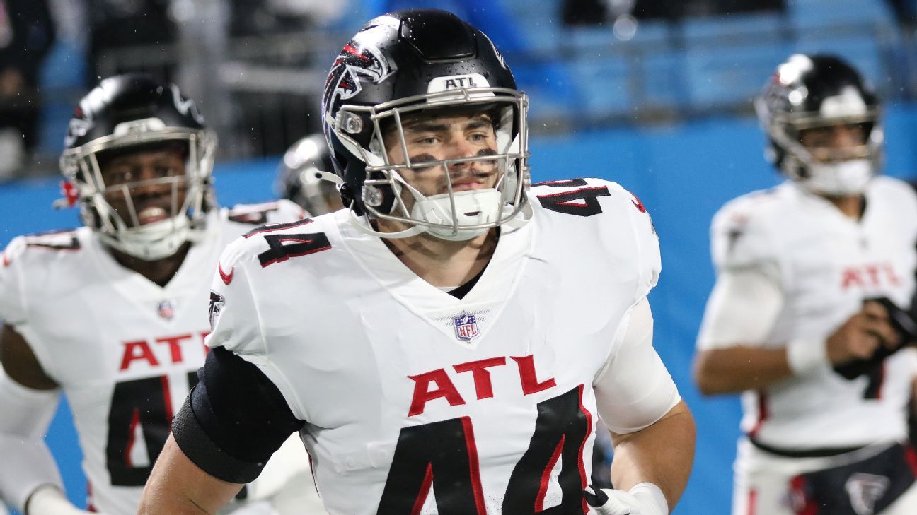 Falcons put LB Troy Andersen on IR with pectoral injury - ESPN