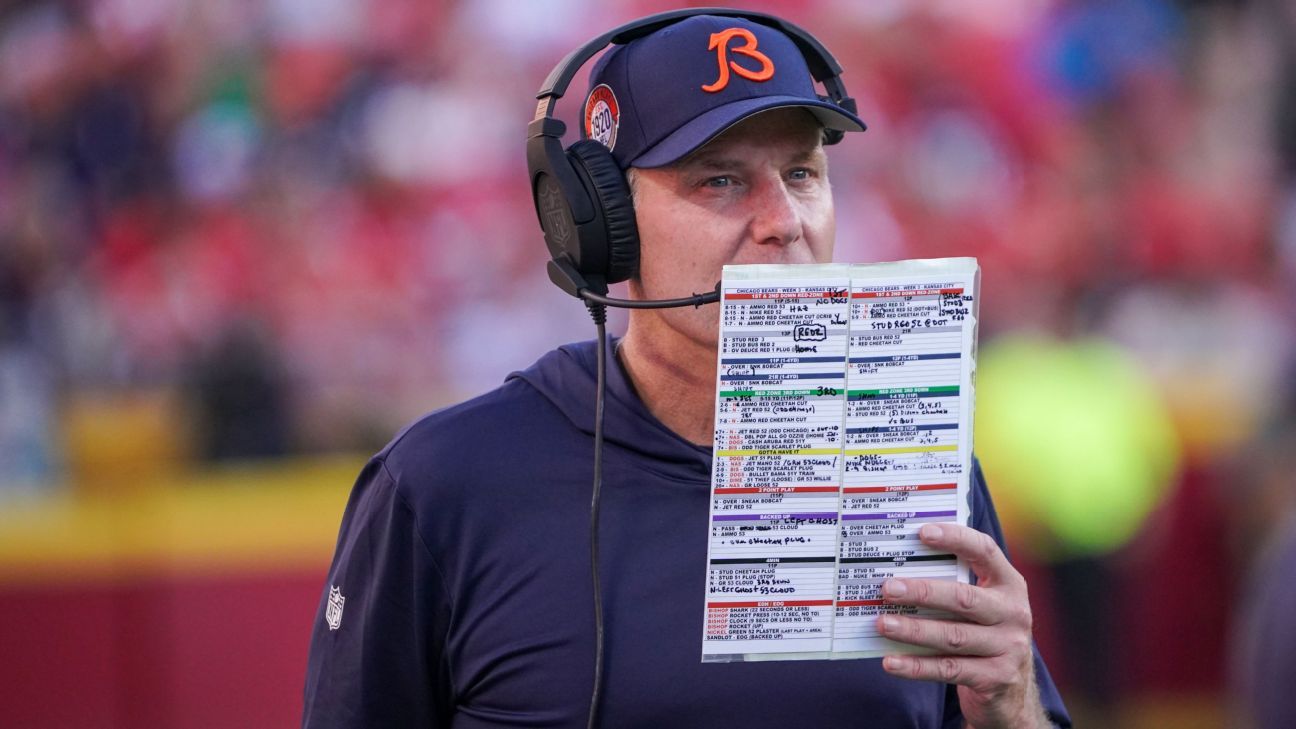 Matt Eberflus dari The Bears berencana untuk menghentikan permainan bertahan selama sisa musim ini