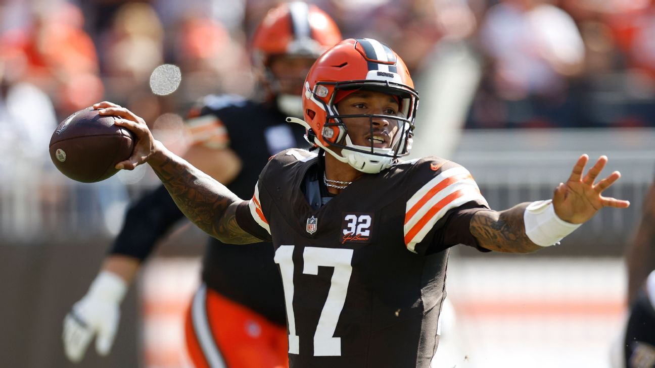 Browns QB Dorian Thompson-Robinson not ‘wide-eyed anymore’