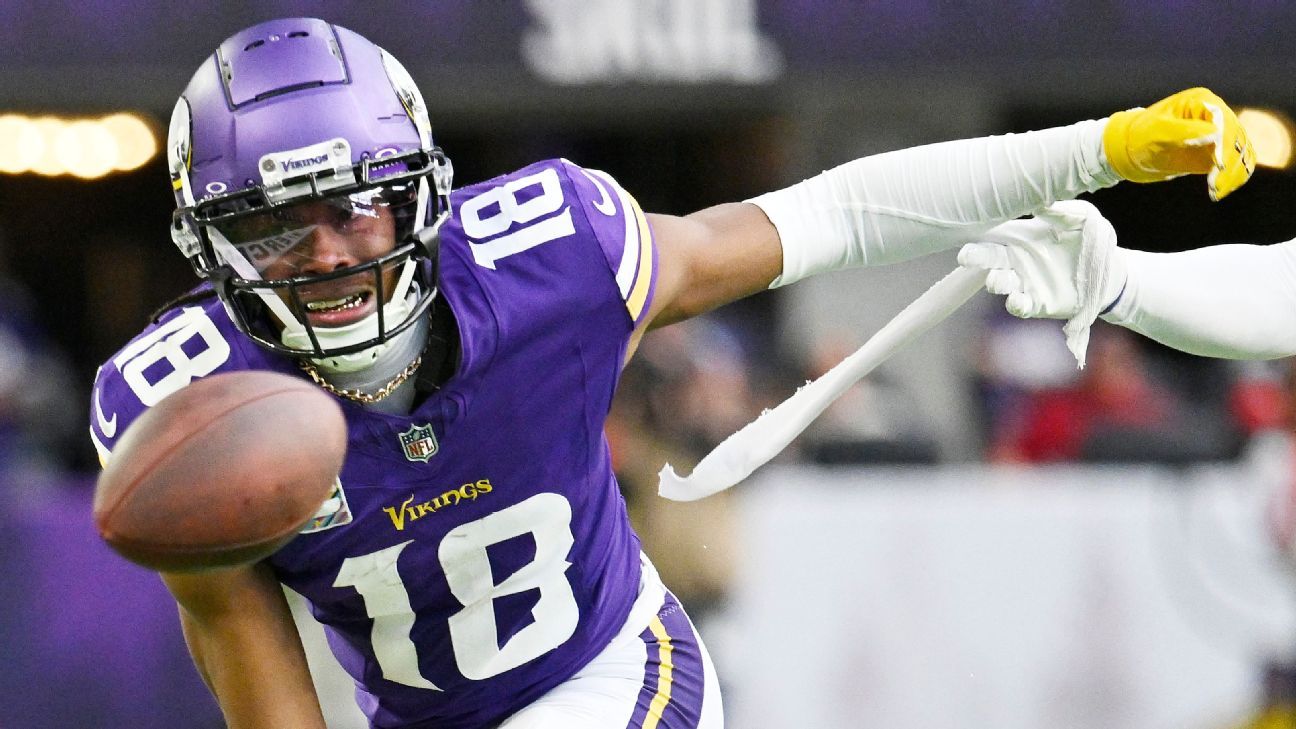 Fantasy Football WR rankings 2023: Where does Vikings star Justin