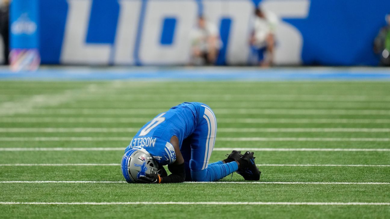 Lions' Emmanuel Moseley tears ACL for 2nd year in row - ESPN