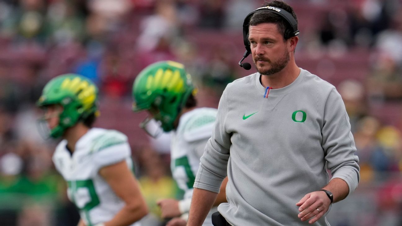 ESPN College Football on X: Oregon jumped into the top five and