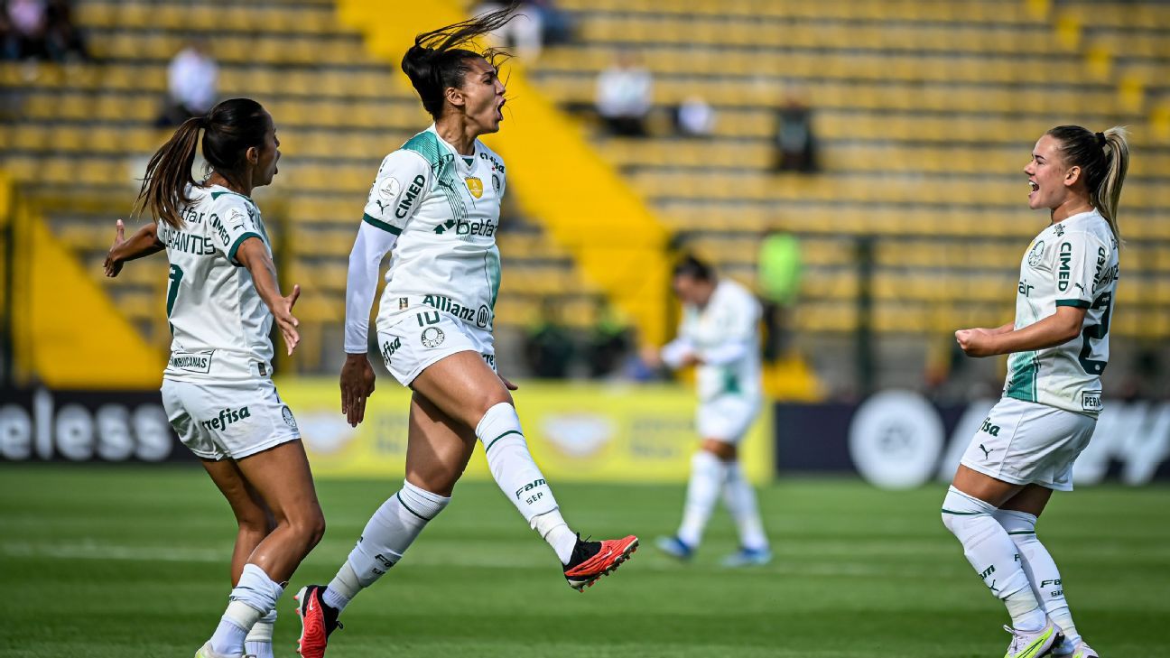 Palmeiras vai à final da Libertadores feminina e aguarda