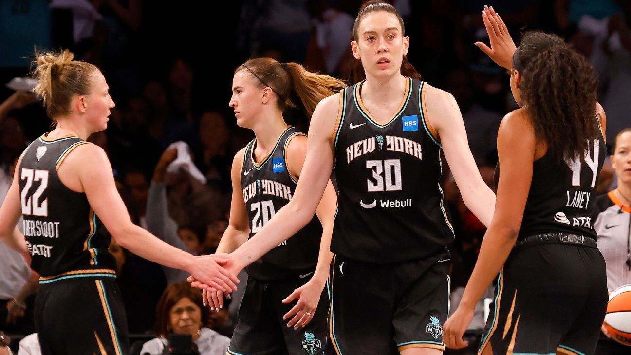 New York Liberty Re-Sign Breanna Stewart, Sabrina Ionescu, Jonquel Jones to Three-Year Deals