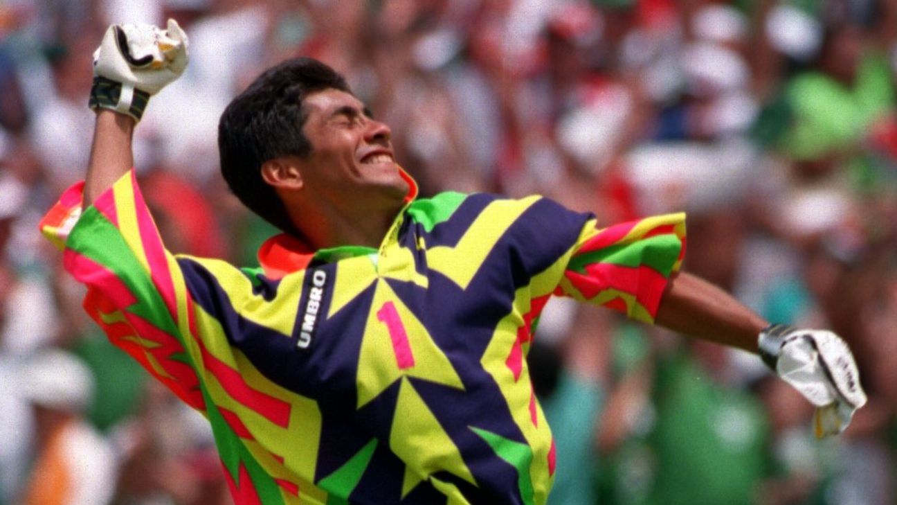 Goalkeeper kit designs in the 1990s were on another level - ESPN