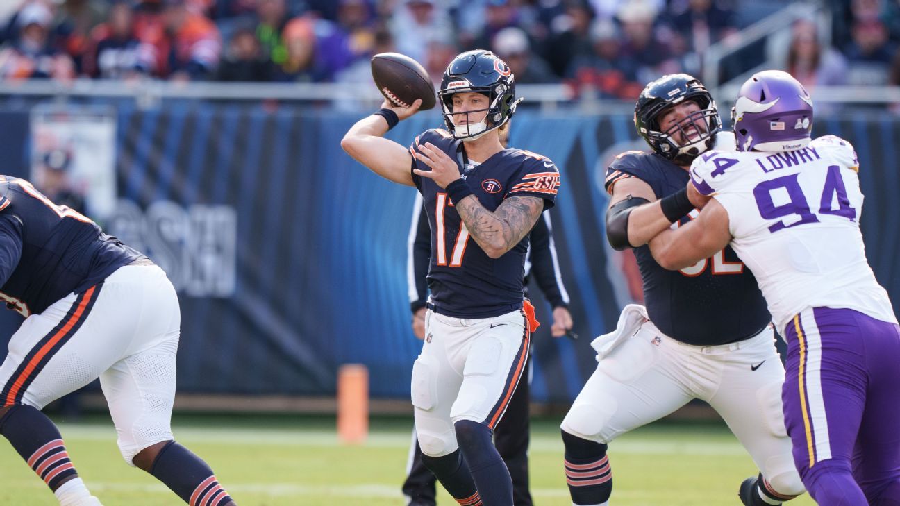 Undrafted Rookie Tyson Bagent Gets First Nfl Start For Chicago Bears Archysport