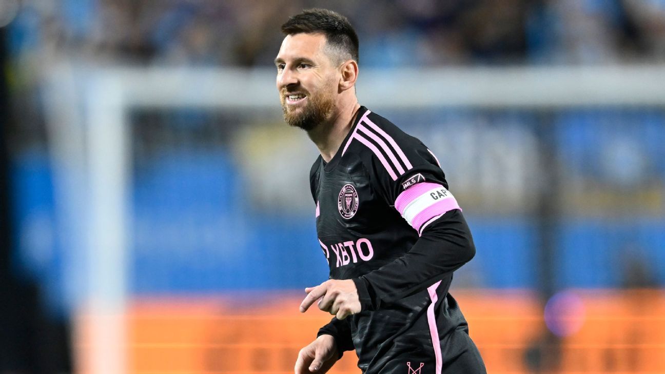 Messi plays entire game for Inter Miami in a 1-0 loss as Charlotte