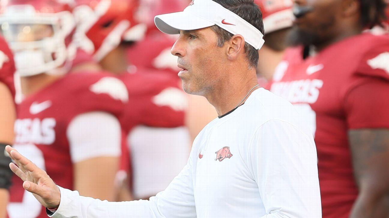 Razorbacks fire OC Enos after sixth straight loss