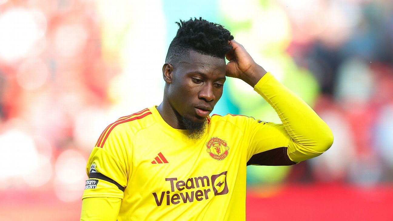 O que aconteceu com Onana, goleiro que custou quase R$ 300 milhões ao United - ESPN