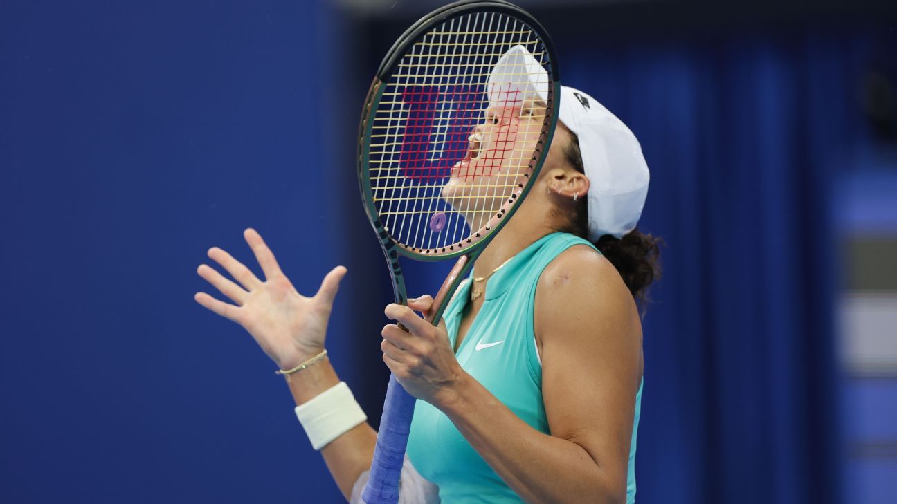 Madison Keys eliminated by Caroline Garcia at WTA Elite Trophy