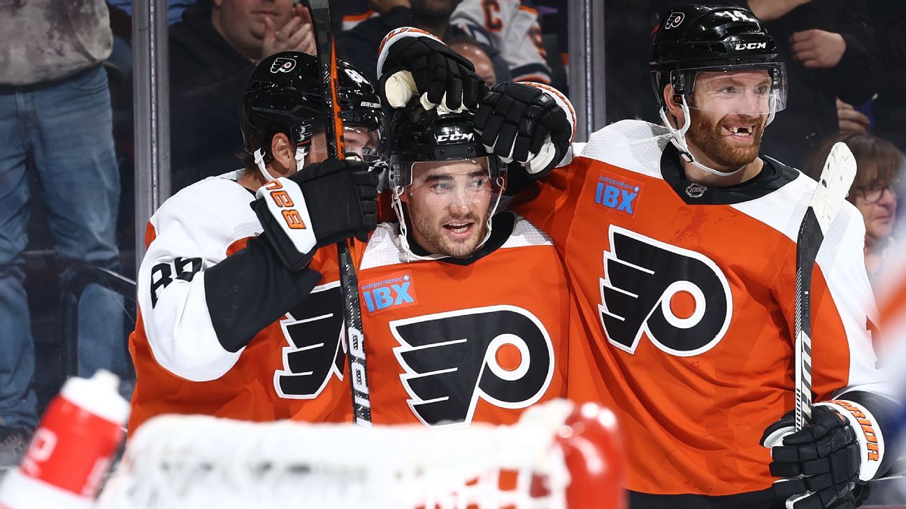 Flyers show new burnt orange uniforms for 2023-24 NHL season