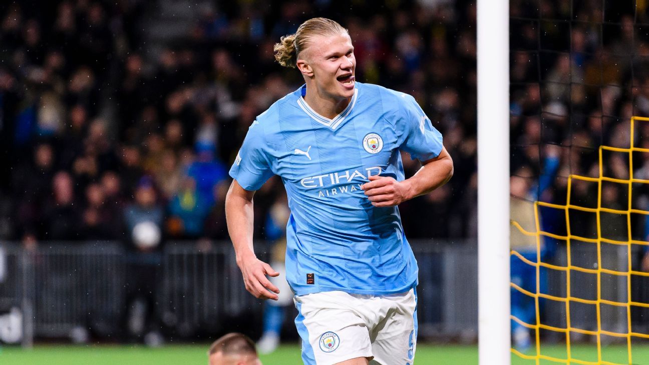 Haaland breaks Premier League record as Man City reclaim top spot