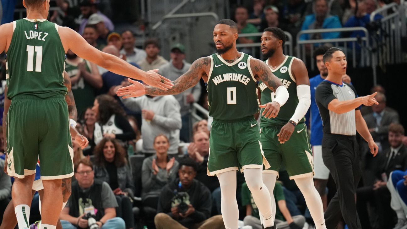 Damian Lillard ha debuttato con 39 punti, suggellando la vittoria dei Bucks