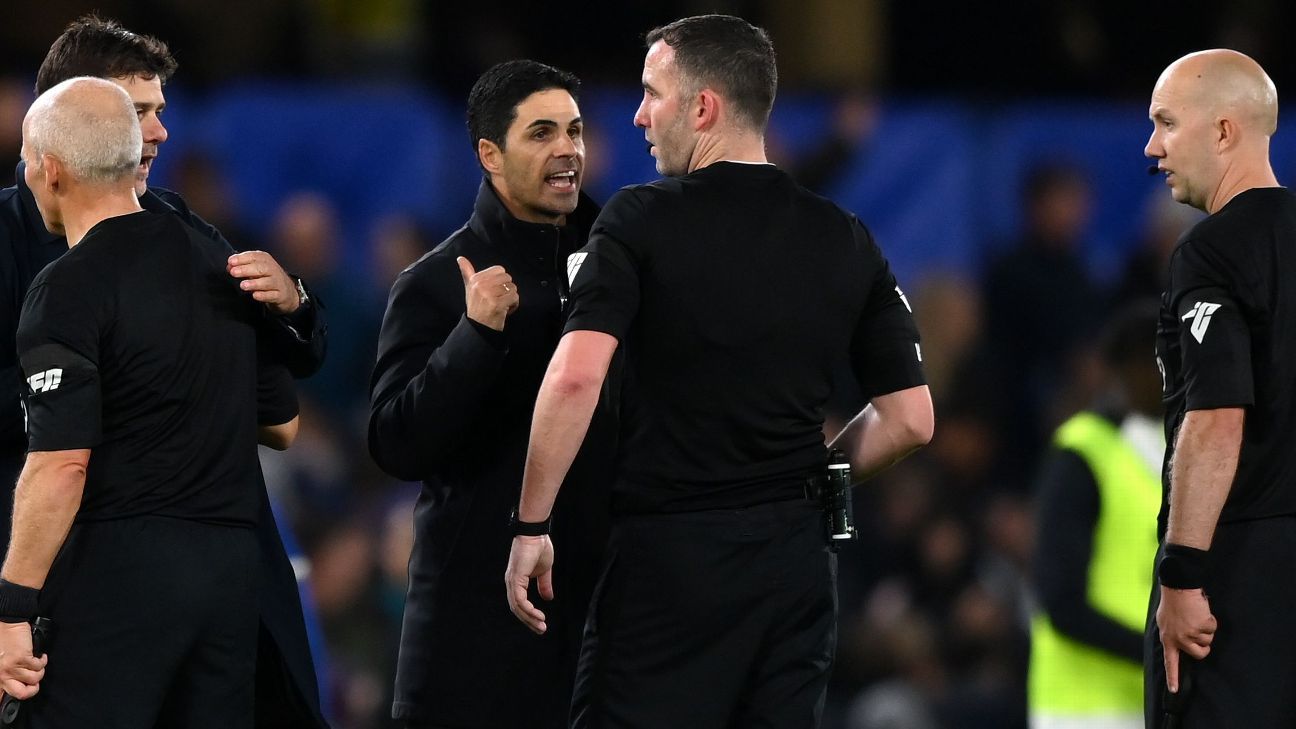 Arteta admits touchline conduct let Arsenal down