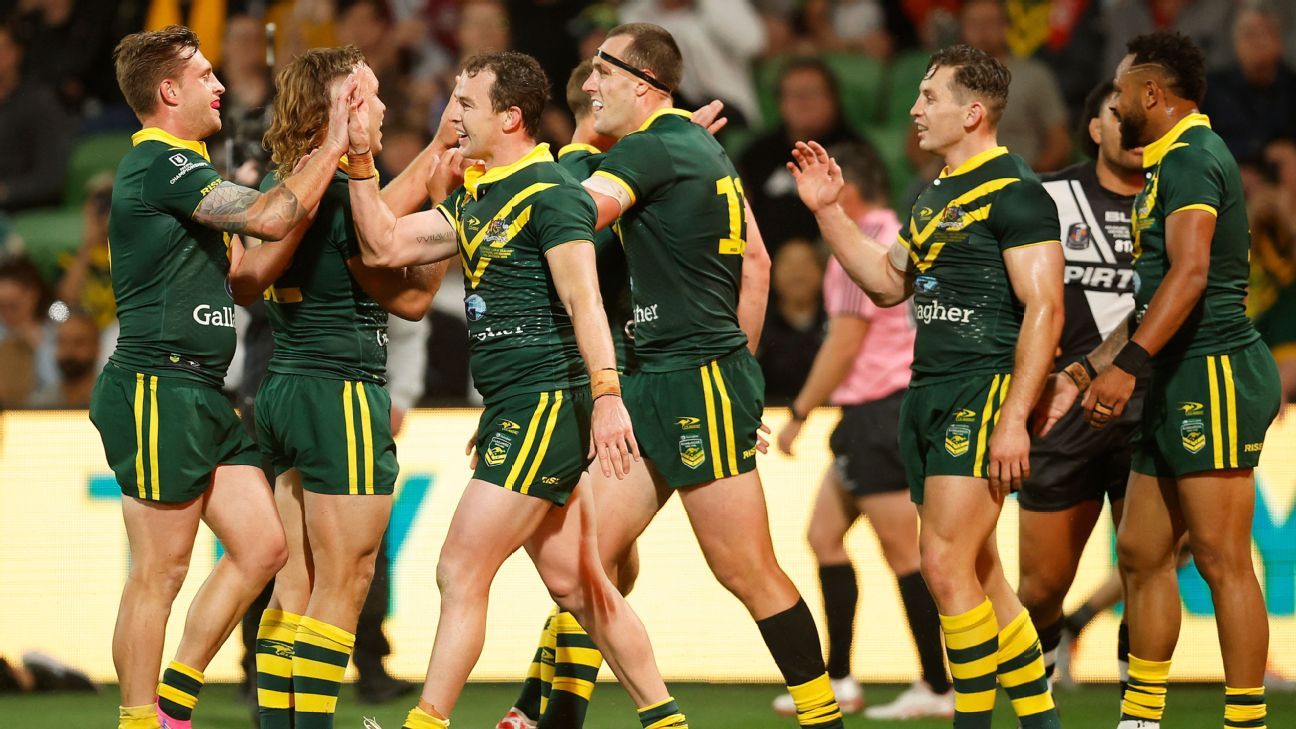 Rugby League Pacific Championship Australia Kangaroos thump New Zealand