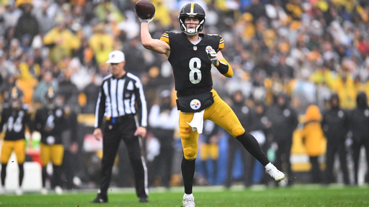 Steelers Tomlin: Kenny Pickett será el llamado durante el juego para TNF