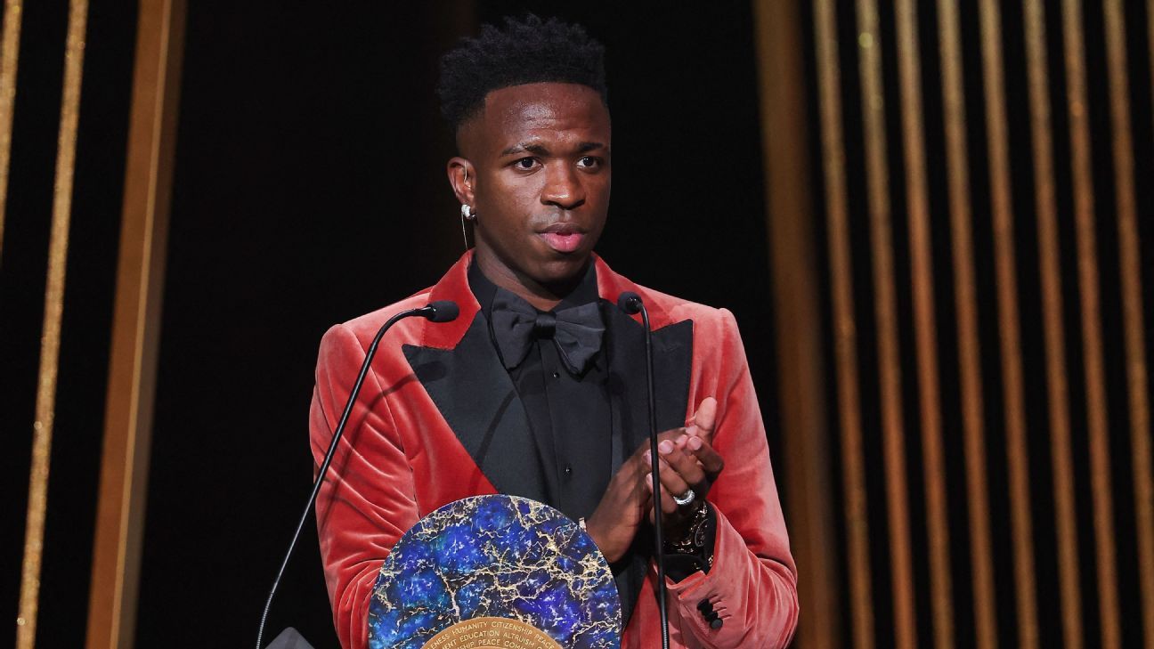 Socrates winner Vinicius: Continue to fight racism