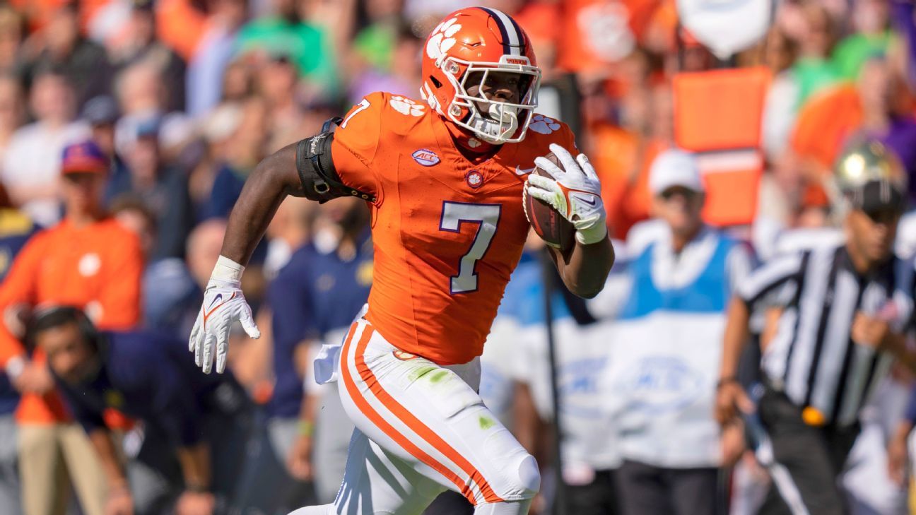 Mafah's career day fuels Clemson's upset of Irish