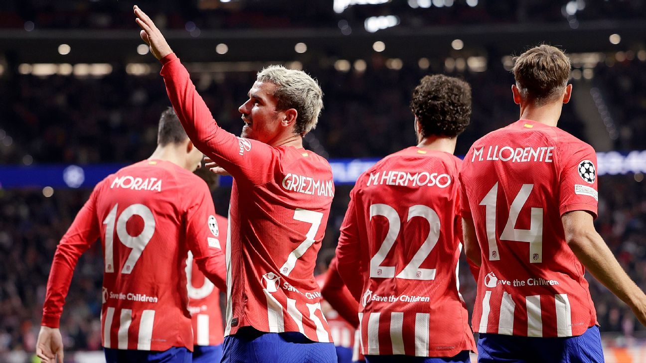 Atlético Madrid aplastó a Celtic y es el nuevo líder de su grupo en la Champions ESPN Atlético Madrid aplastó a Celtic y es el nuevo líder de su grupo en la Champions ESPN