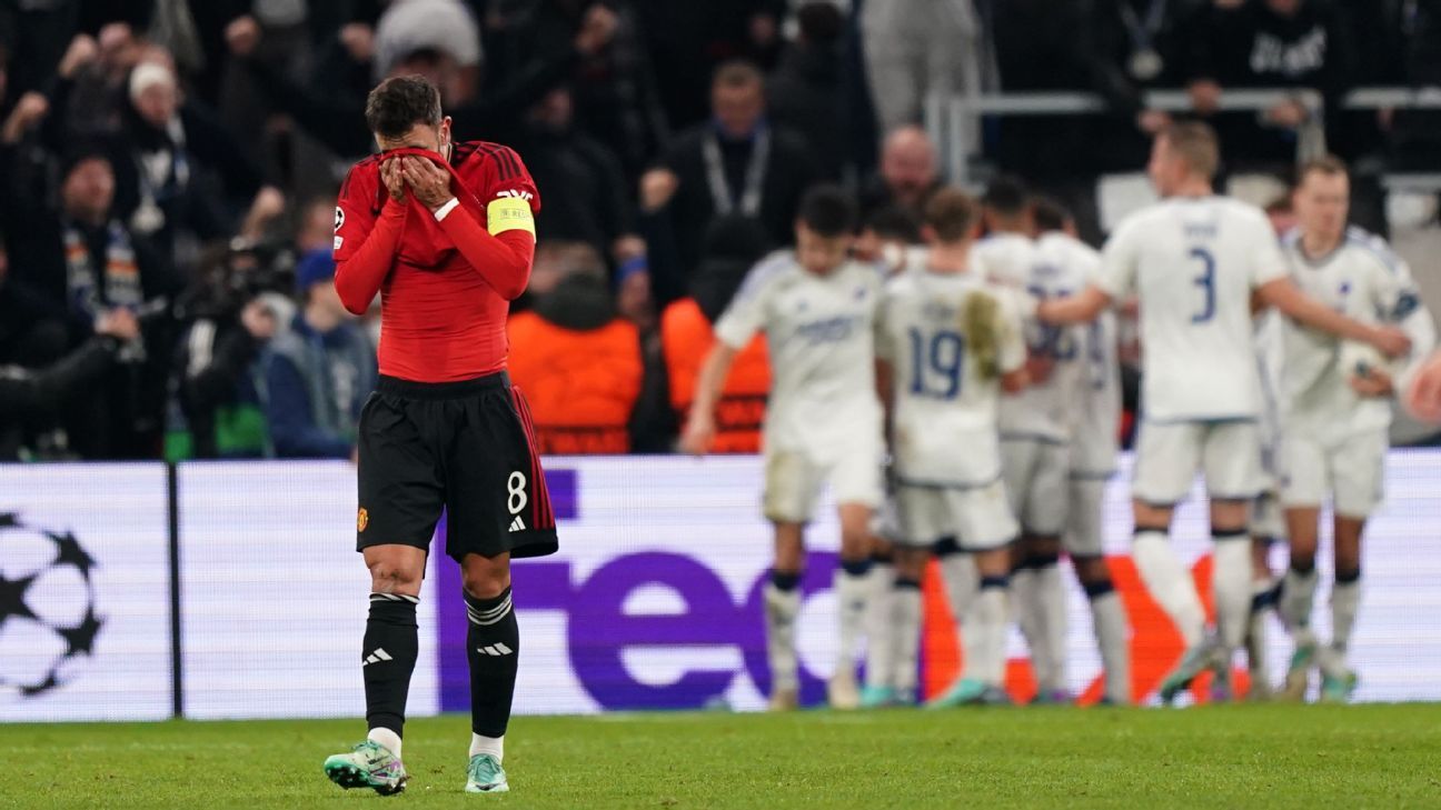 Manchester United’s UCL Disaster in Copenhagen Hits New Lows