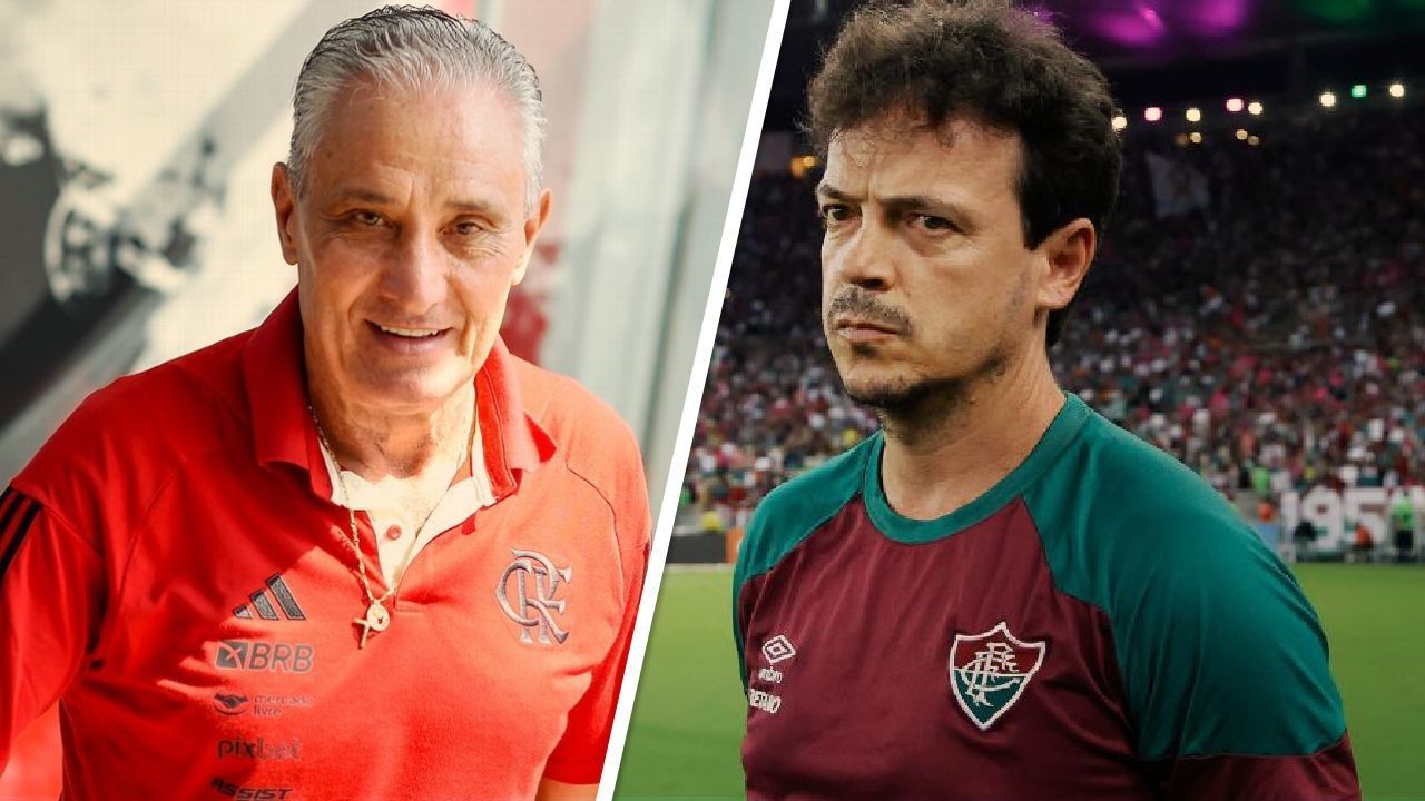 De profecia de Tite à classificação de Diniz: como foram os duelos dos técnicos antes de Fla-Flu