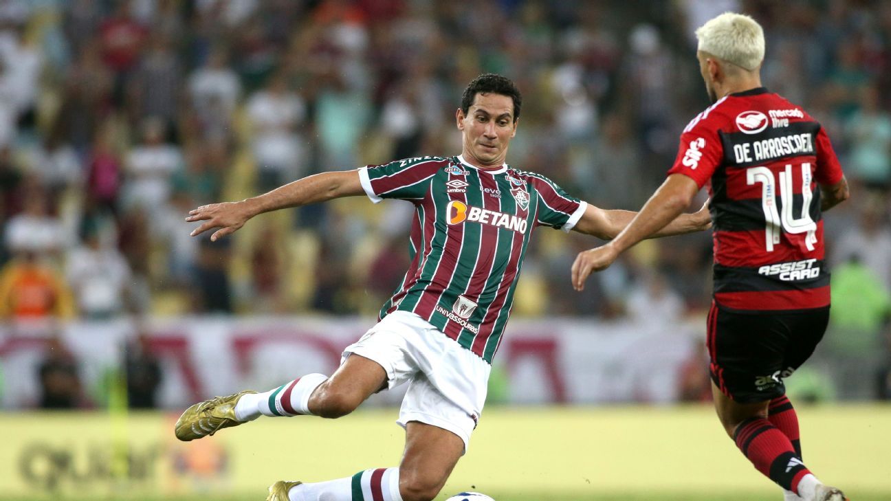 Presidente do Fluminense revela que criou música de Ganso que provoca Arrascaeta: Mais gênio