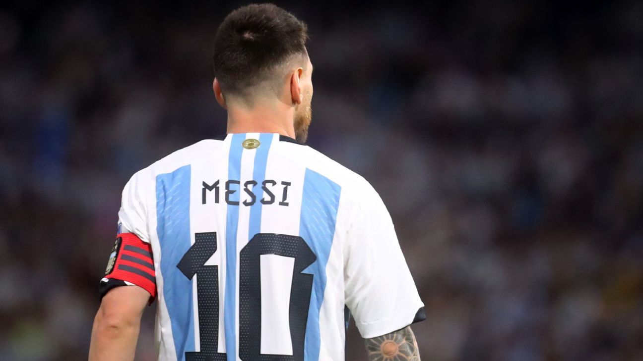 Messi é cortado pela seleção argentina de amistosos nos EUA