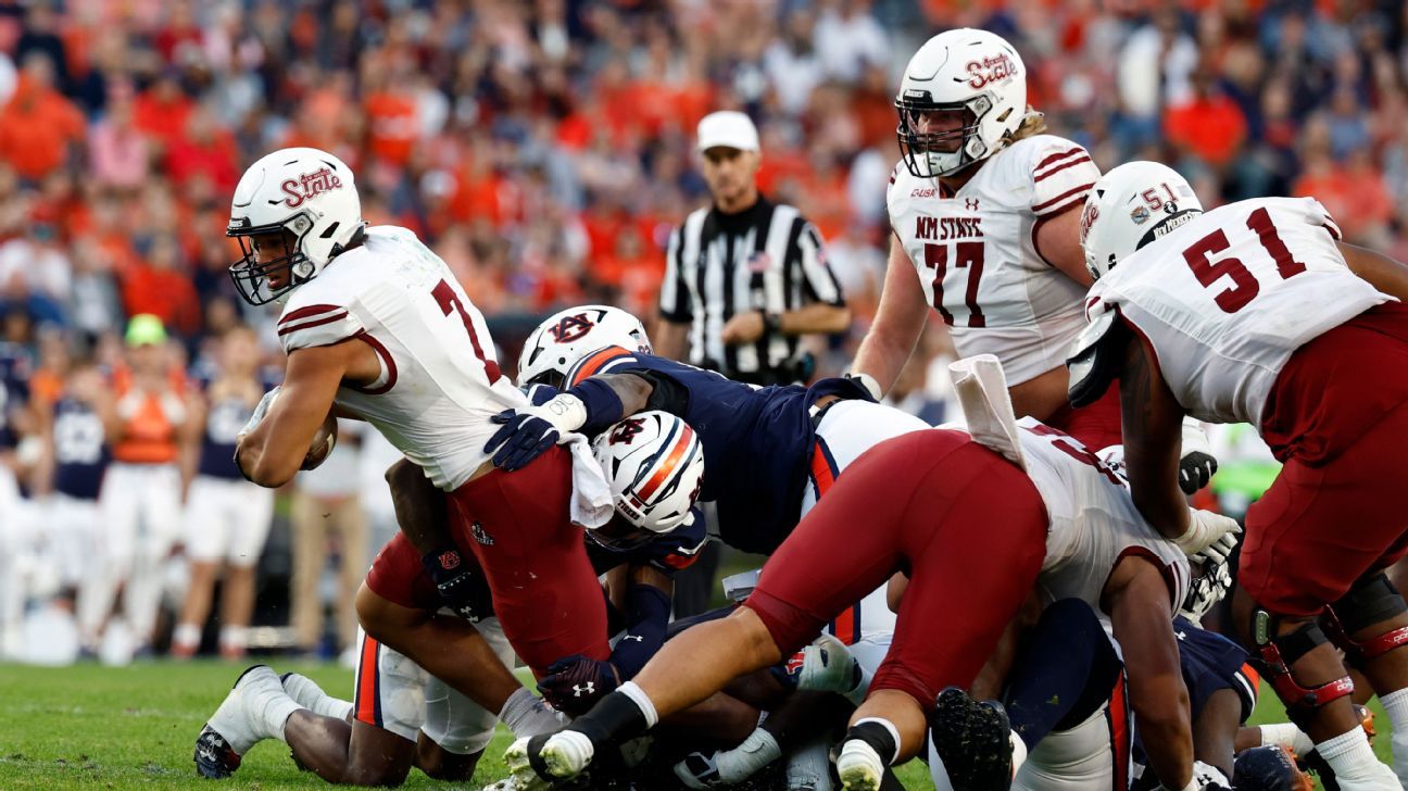 New Mexico State throttles Auburn for first win over SEC team ESPN