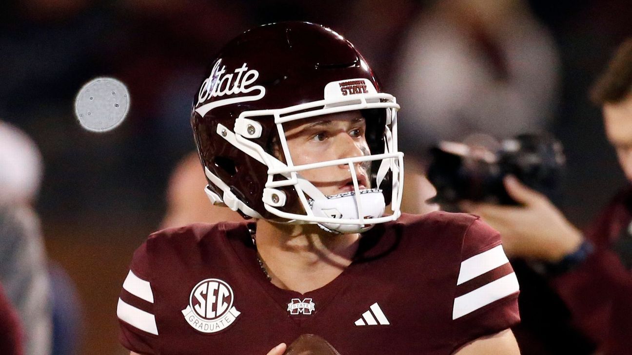 Mississippi State QB Rogers enters transfer portal