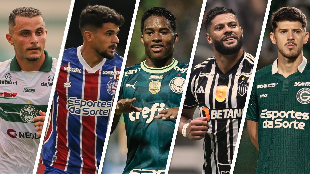Bruno Gomes, Cauly, Endrick, Hugo ou Hulk? Vote e decida o golaço do Brasileirão no ESPN Bola de Prata Sportingbet