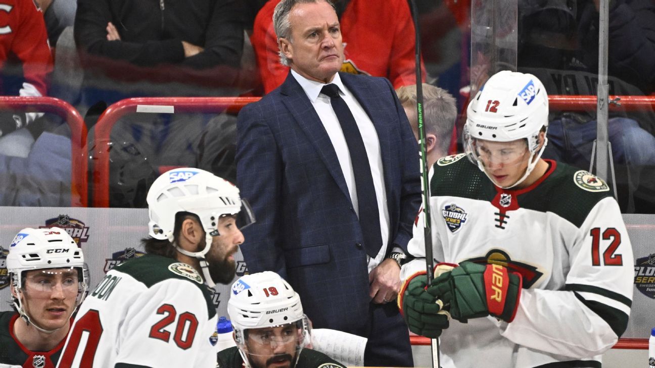 Atascado en una racha de siete derrotas, Minnesota Wild incendia a Dean Evason