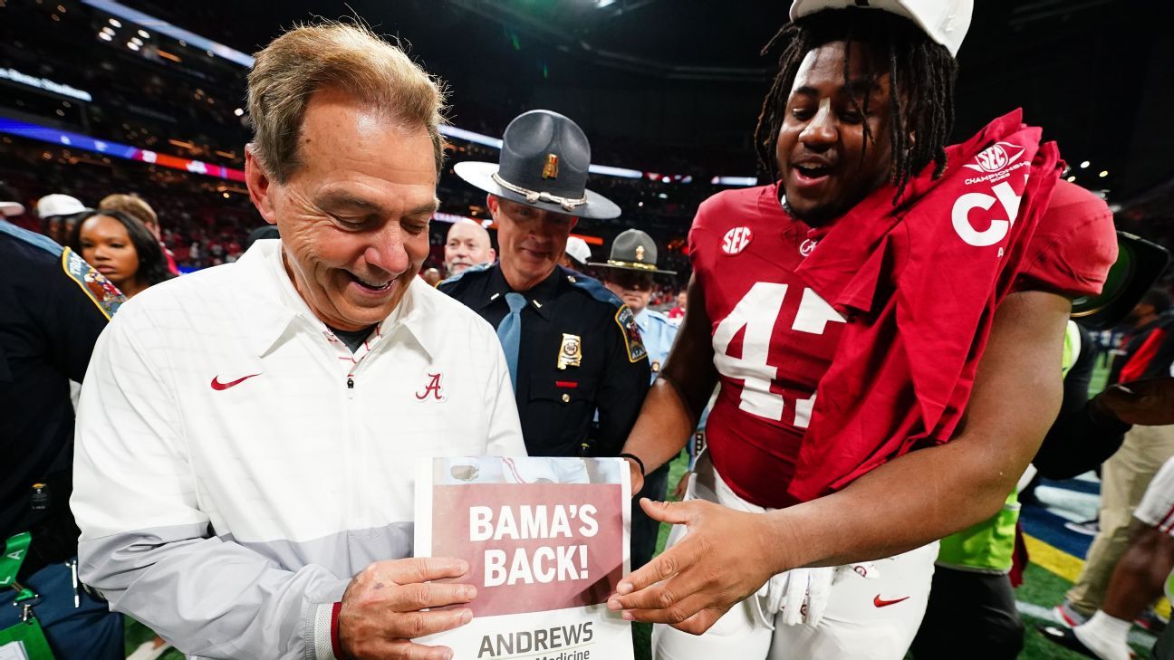 Alabama upsets Georgia, wins SEC, awaits CFP