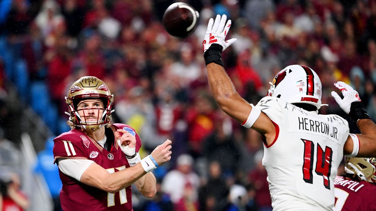 Florida State secures first ACC title in 7 years with victory over Louisville