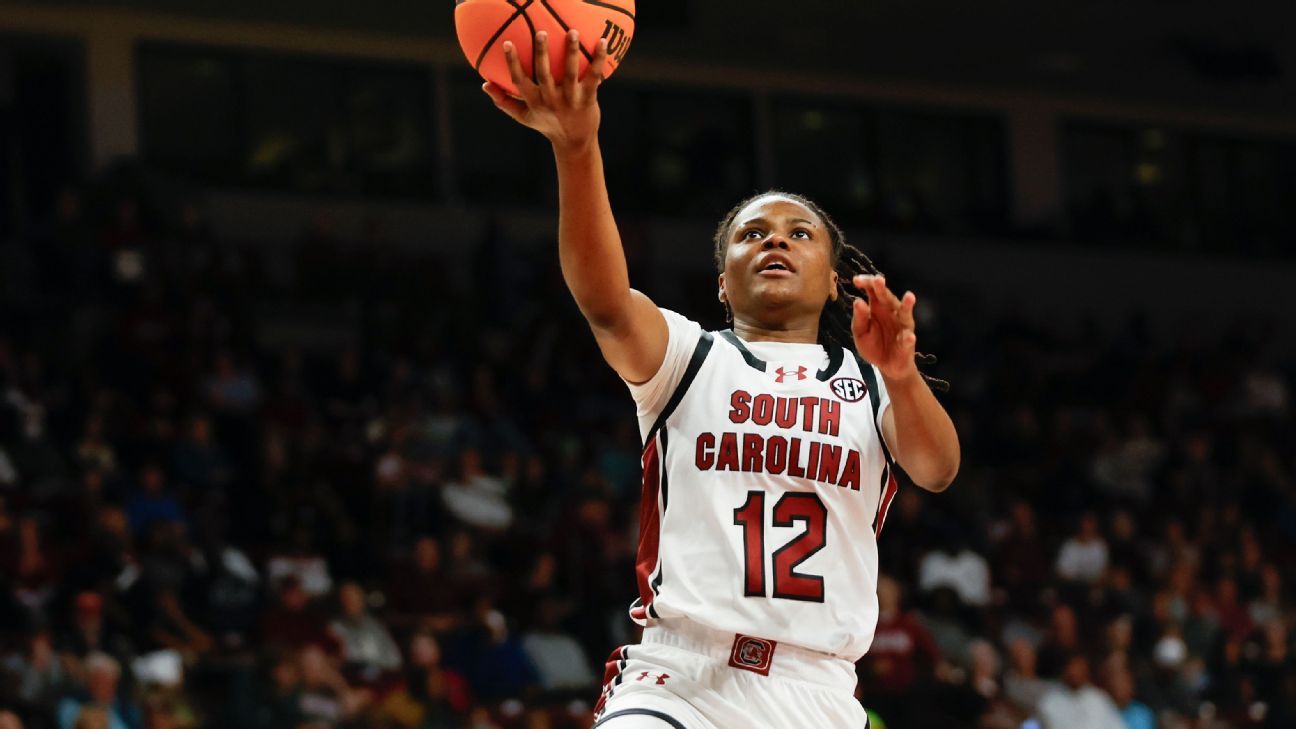 South Carolina still No. 1, Syracuse joins Top 25 ESPN