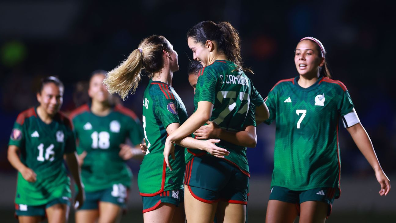Las selecciones clasificadas a la Copa Oro W 2024 ESPN