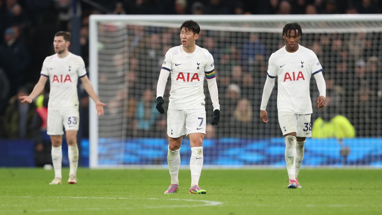 Son blasts 'soft' Spurs as slump continues