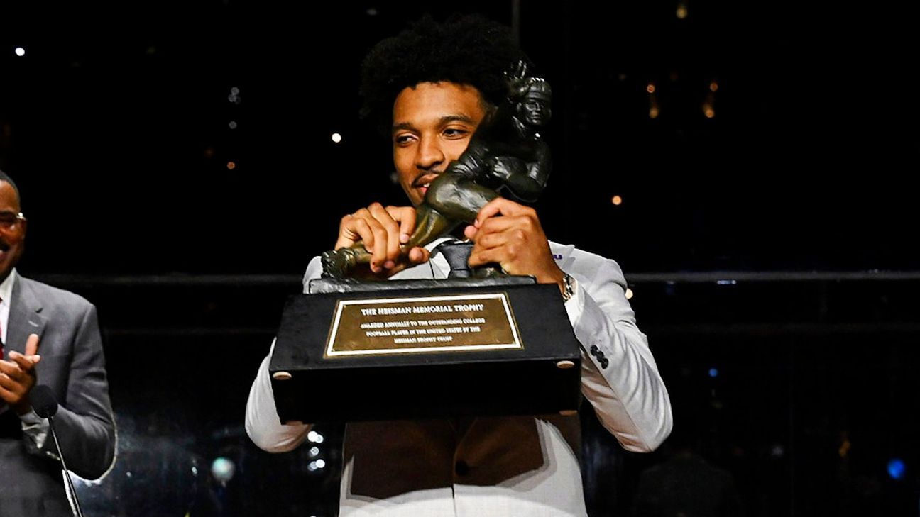 By the numbers: Jayden Daniels' historic Heisman Trophy-winning season