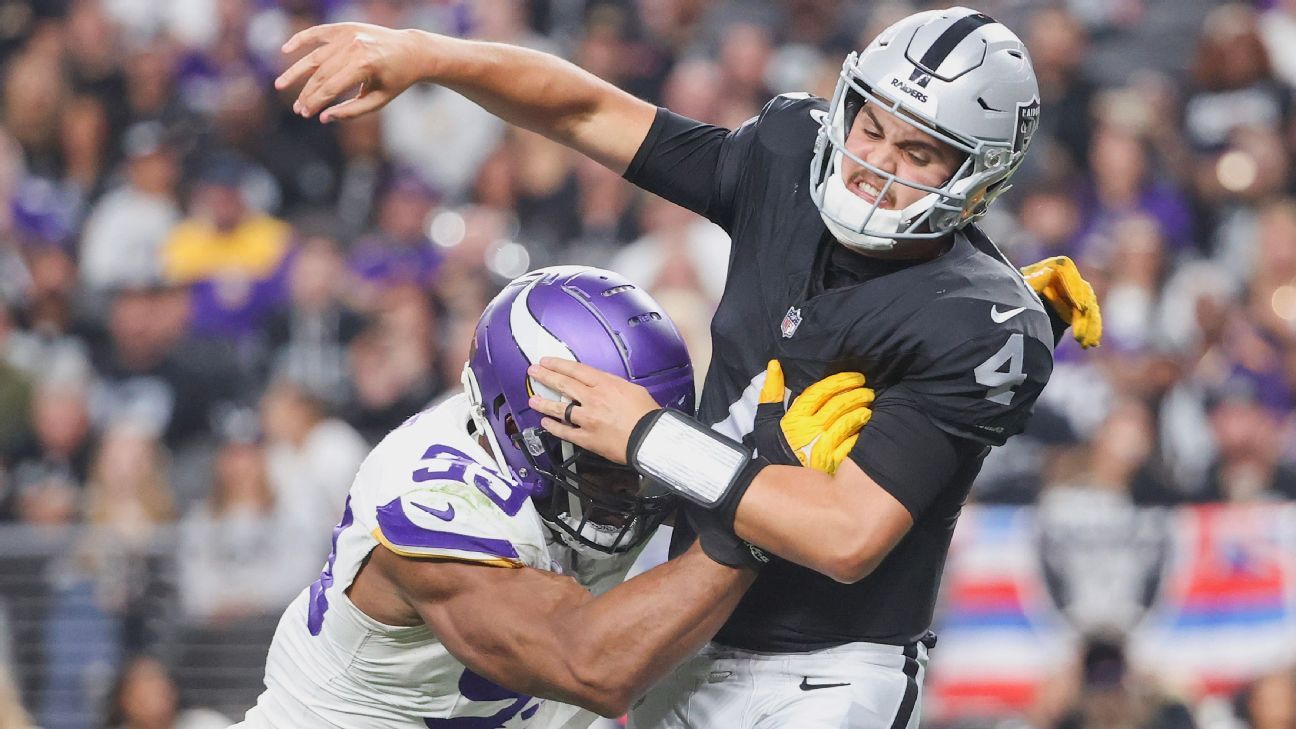 Las Vegas Raiders bench Jimmy Garoppolo, will start rookie QB Aidan  O'Connell going forward, NFL News, Rankings and Statistics