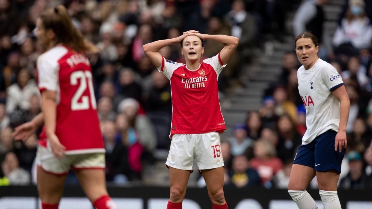 10 things from women's football: Spurs stun Arsenal; Liverpool upset Man United; PSG win derby