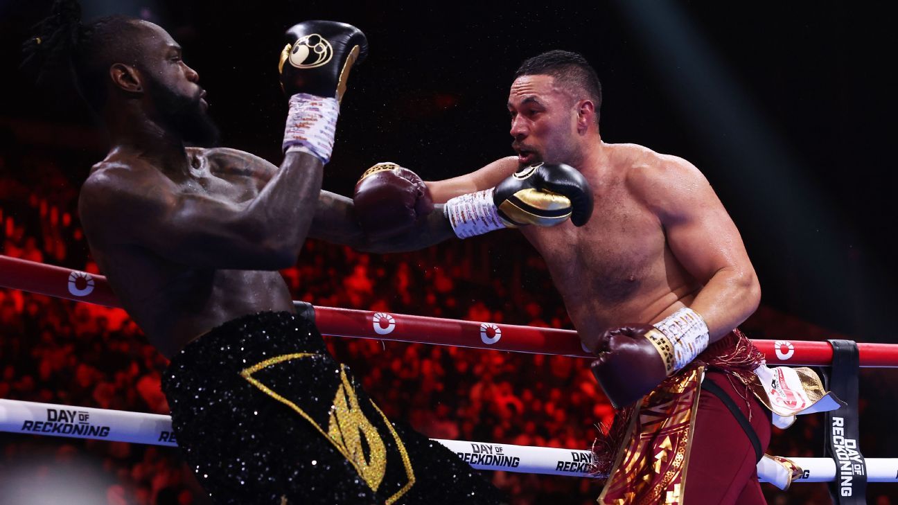 Live Boxing Results and Reactions Joshua vs. Wallin, Wilder vs. parker