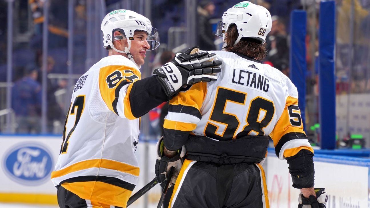 Letang has 6 assists, 5 in 2nd period of Pens' win